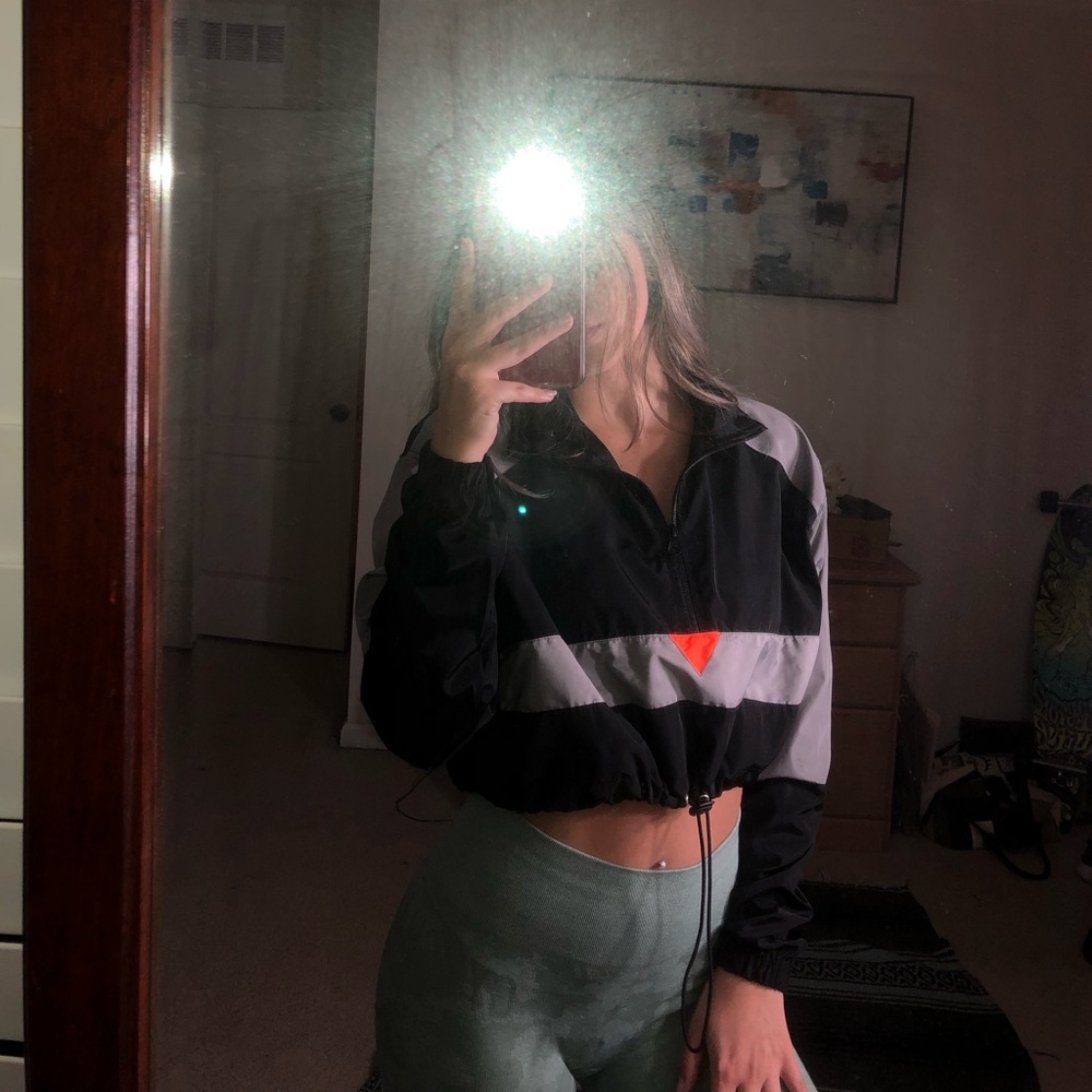 Boohoo cropped Windbreaker